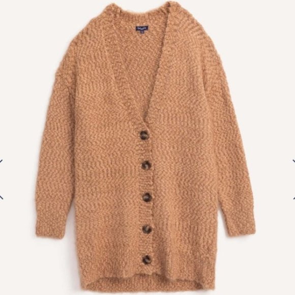 Splendid Button-Down Camel Cardigan - Picture 1 of 8